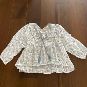 Free People boho flowy top.